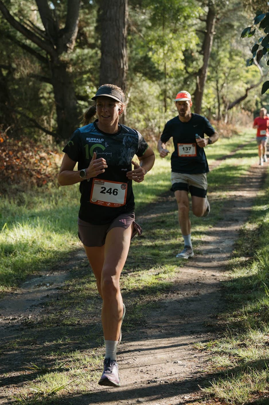 Trail runners at Devilbend reserve