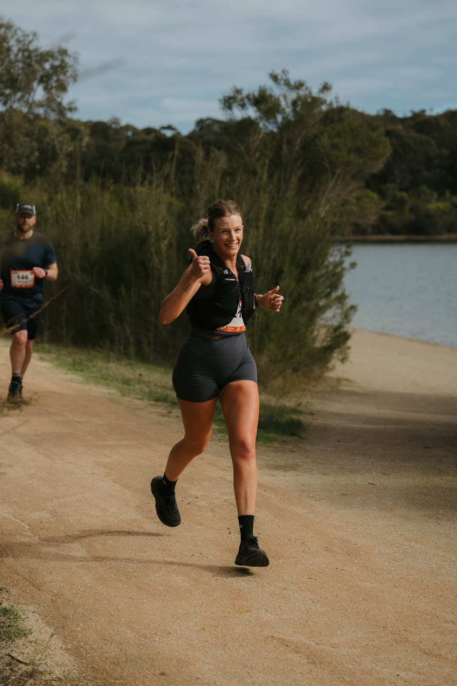 Devilbend trail run participant